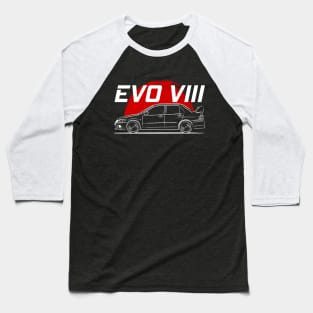 EVO 8 Racing Lancer Evolution VIII Baseball T-Shirt